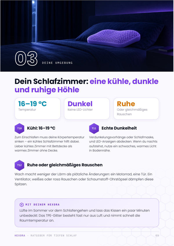 Beispielseite des Ratgebers „Die Tiefschlaf-Methode“