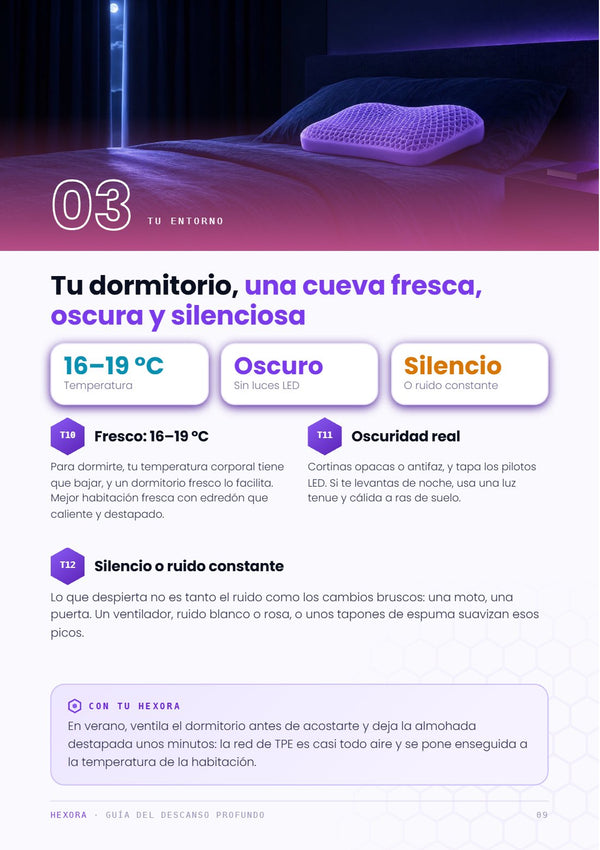 Página de muestra de la guía «El método Noche Profunda»
