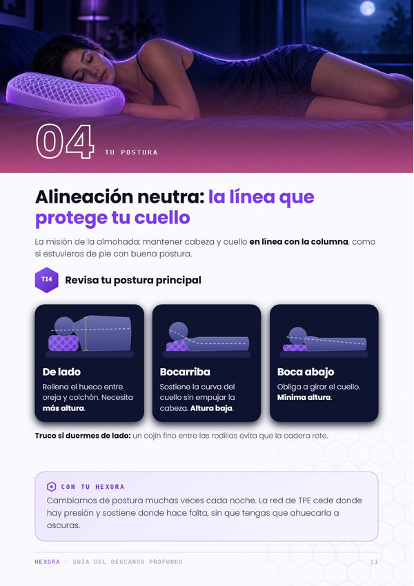 Página de muestra de la guía «El método Noche Profunda»
