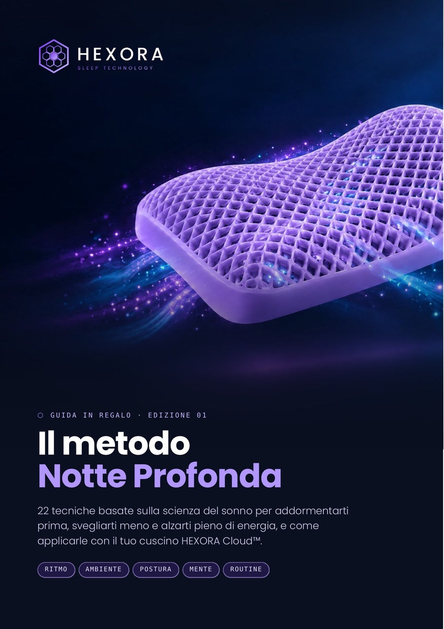 Copertina della guida «Il metodo Notte Profonda» di HEXORA