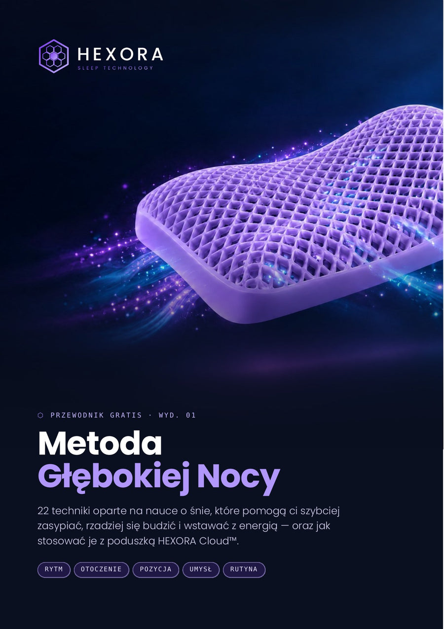 Okładka poradnika HEXORA „Metoda Głębokiej Nocy”
